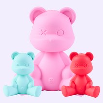 카리보 허그베어 차량용방향제 ver.2, 파스텔 핑크(Pastel pink), 베이비 파우더(Baby powder)