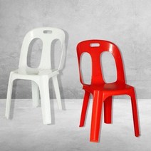 편의점 파라솔 의자 야외 플라스틱 실외 행사용 1개, 파랑