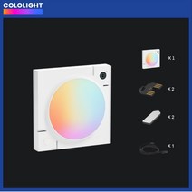 Cololight MIX 컴퓨터 RGB 조명 인테리어 램프, 화이트