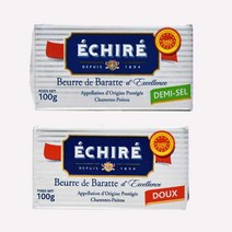 ECHIRE에쉬레 프랑스 명품 AOP가염버터100g2개, 2개, 100g