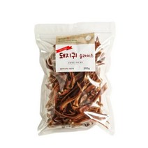 [한정수량] 애견사랑수 돼지 귀 슬라이스 500g 강아지 수제간식, [0001]기본상품