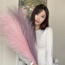까유니아 핑크뮬리 팜파스 인테리어조화 꽃장식 조화꽃, 2.퍼플