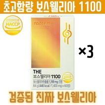 닥터루템 초고함량 보스웰리아 1100 고순도 보스웰리아 부형제 첨가X 보스웰릭산 가격대비 초고함량, 3개(3개월분)