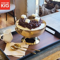 팥빙수 유기신선로 놋그릇 유기그릇 팥빙수 아이스크림볼, 유기신선로-소(몸통+연통)