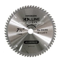 툴라인 고속절단기 컷팅기 알루미늄 톱날 355mm, 1개