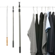 작은손가구철물 가제트 손 옷걸이 막대 스틱 집게 봉, 원목가제트손