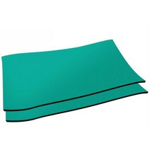 제전 매트 정전기 방지 작업용 실험용 무광 절연 작업, 녹색 검정 0.6mx1mx2mm