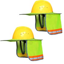 안전모 햇빛가리개 그늘이 선가드 야광 반사, 2개