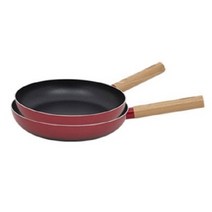 기타 [로시] 이태리 IH 인덕션 투톤레드 후라이팬 2종(26+28cm)