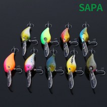 싸파 싸파 더블킬 딥 크랭크 60F 선택형 13g 배스 루어 민물 낚시, 60F-P893