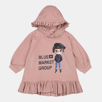 보보트리 프릴후드 보들원피스 BTOM20BH1