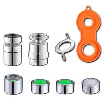 필터 버블러 에어로레이터8종 노즐 포말기 수도꼭지, 1. 내부 금 플 22mm(1367-1)