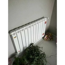 라디에이터 전기라디에이터 사무실 원룸 전기동파방지 알미늄온수방열기, 높이65cm 길이0.7m 8개 약0.8제곱m