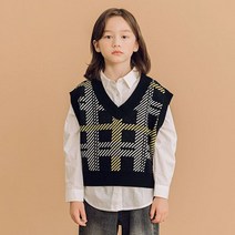 일로딜로 모던 체크조끼 셔츠 SET IDYC22W1Z_강남점
