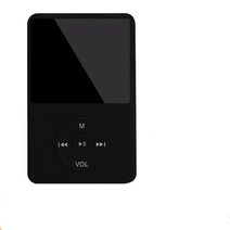 새 버전 블루투스 MP3 음악 플레이어 시끄러운 스피커 및 내장 8GB 16GB 32GB HiFi 휴대용 워크맨 라디오/FM/녹음, 4GB_1, Black_2
