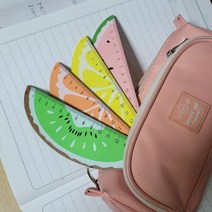 수박 모양 15cm 팬시자 나무자