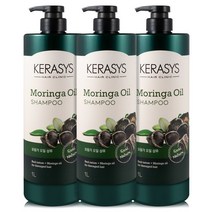 애경 케라시스 대용량 모링가오일 샴푸 1000ml 3개, 케라시스 대용량 모링가오일 샴