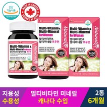 여성용 원데이 종합 비타민 미네랄 필수 영양제 2통 6개월 원데이 실버 활성 복합 멀티미네랄 영양제 고급 데일리 하루 원데이 피로회복제 고농축 면역력 피로회복 맞춤 비타민 여성