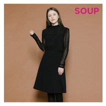 레이스 프릴 넥 원피스(SV9OPP2)