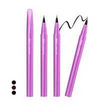 데자뷰 쇼트 붓 펜 리퀴드 아이라이너, 단품, 색상:딥블랙