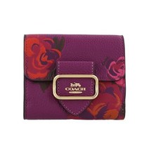 Coach 코치 반지갑 여성 다크 마젠타 멀티 CF485 IMV1Z 428911