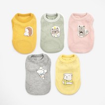 [XXS-XS] 순둥이 아가옷 귀여운 강아지옷 예쁜 아가옷 애견의류, 4.그레이 찍찍