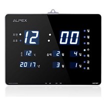 LED디지털벽시계(460-340-30mm) 1개도 인쇄가능, 1도인쇄