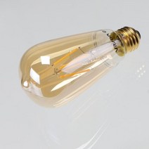 에디슨 LED ST64 (골드) 4W 2.7K KS