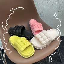 큐티 엠보싱 FEAD 실내화 블랙 36-37 235mm