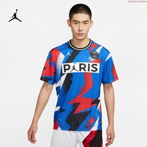 JORDAN 조던 파리생제르망 블루 반팔티 공식 에어 덩크 맥스