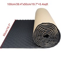 자동차 흡음재 방음재 신슐레이터 UXCELL 8Sizes Studio 사운드 음향 흡수, 100cmx50cm 5.4sqft