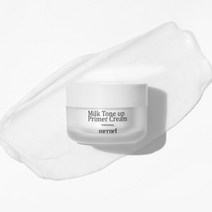 mernel 메르넬 밀크 톤업 프라이머 크림 50ml 민낯크림 생얼크림 미백크림 톤업크림 화이트크림 프라이머겸용 고밀착 모공커버 우유피부 연출, 1개