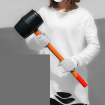 대형 망치 고무 장도리 무진동 빠루 우레탄 오함마 티타늄 함마, 2000옐로우
