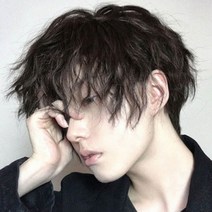 오너클랜 남자 남성 모임 파티 외출 아이돌 웨이브 패션 가발[WBE7C01]