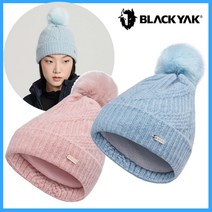 블랙야크 여성 겨울 페이크퍼 방울 여자 털모자 앙고라폼비니 2BYHTF1503, PI 058