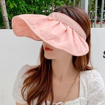 햇빛가림 머리띠 프릴 와이어 챙넓은 썬캡 자외선차단 스타일링 걷기운동