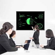 스마트 이동식 전자 칠판 스튜디오 회의 패드 화이트
