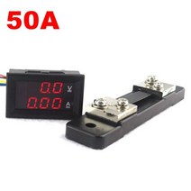케톤측정기 혈당측정기 당뇨측정기 듀얼 디지털 전압계 전류계 DC 0 100V 50A 100A 전류 전압 테스터 모니터 패널 션트 포함digital voltmeter ammeter