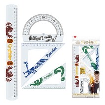 마패드 해리포터 자/각도기 세트 삼각자 눈금자 4가지구성 수학교구 학교준비물