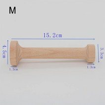 에그타르트틀 타르트틀 베이킹도구 스텐 1pcs 나무 계란 타트 금형 더블 휴대용 과자 푸셔 diy 베이킹 용품 계란 타트 탬퍼 주방 도구, m