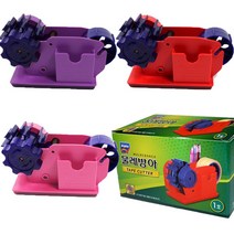 [씨엠몰-JS] 원일 물레방아 테이프 커터기 1호 (색상랜덤), 단품