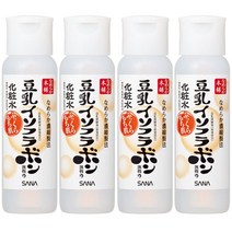 Sana Namerakahonpo Isoflavone Skin 사나 나메라카혼포 두유 발효액 이소플라본 스킨 화장수 산뜻한 타입 200ml 4팩, 1세트(4병), 0.2L