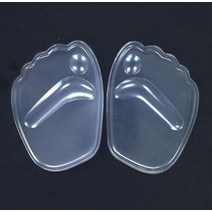 지간신경종 패드 깔창여성 소프트 실리콘 젤 쿠션 안창 중족골 지지 삽입 패드 발 미끄럼 방지 신발 1 쌍