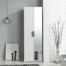 [솔직한가격] I357A 거울형 행거 수납장 600 3colors가구전문점 빠른대응, 그레이