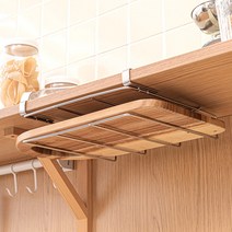 선반 공간 활용 거치식 스텐 도마걸이 도마거치대, 1단