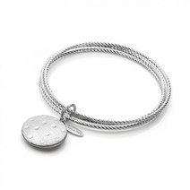 ROMA1947 / Satin Finish Bangle Rhodium / 새틴 피니시 뱅글 로듐 / 이태리본사직수입 / 실버925 / 니켈프리