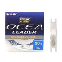 시마노(SHIMANO) 쇼크 리더 오시아 EX 플로로 카본 30m 5호 20lb 클리어 CL-O26L 낚싯줄