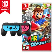 닌텐도 스위치 슈퍼 마리오 오디세이 그립세트 선택 한글 새제품 칩 팩, 슈퍼마리오 오디세이+블랙 미니그립