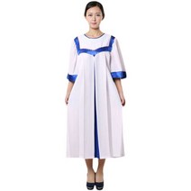 성가대복 교회 가운 성가복 찬양대 드레스 합창단복 통기성 헌금 장로 기독교, 02. M