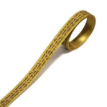 (주)아트인 컬러 레터링 공단리본 10mm (90cm), 골드